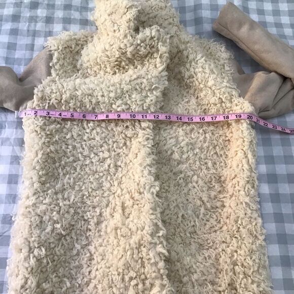 GLAMOROUS Warm jacket coat faux fur faux sheep leather in XS bohemian southw… - Picture 10 of 13